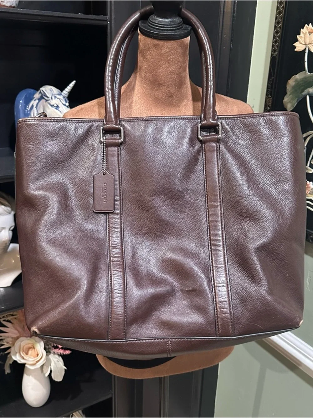 Coach Metropolitan Weekender Tote – Glovetanned Leather – Brown